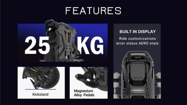 Order NOSFET Aero Electric Unicycle 1110Wh